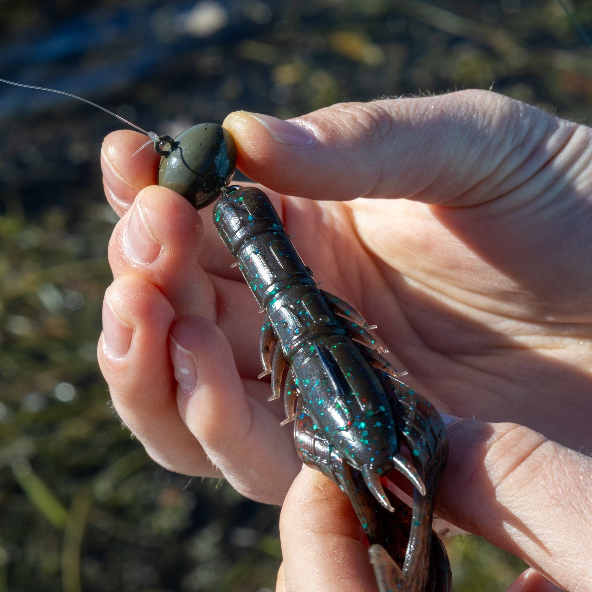 Reaction Tackle Lead Swing Football Jigs - 5 - PACK - New – 1/4 oz - 3/0 Hook for fishing (14 view)