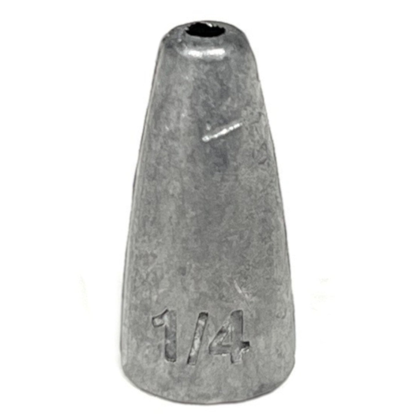 Reaction Tackle Lead Worm Weights (25 pack) – Silver/Plain Sinkers & Weights for fishing (17 view)