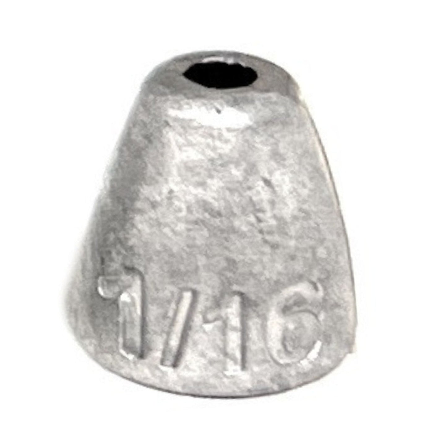 Reaction Tackle Lead Worm Weights (25 pack) – Silver/Plain Sinkers & Weights for fishing (20 view)