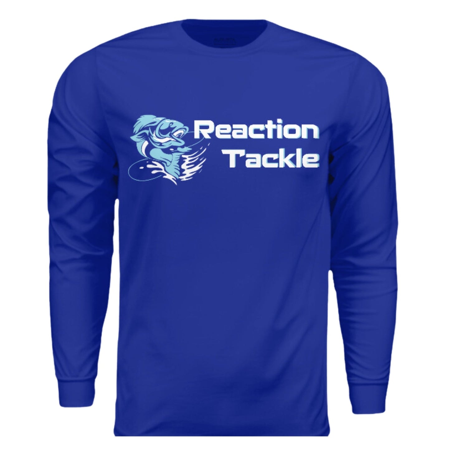 Reaction Tackle Long Sleeve UV Rated Fishing Shirt – Royal Blue for Apparel (2 view)
