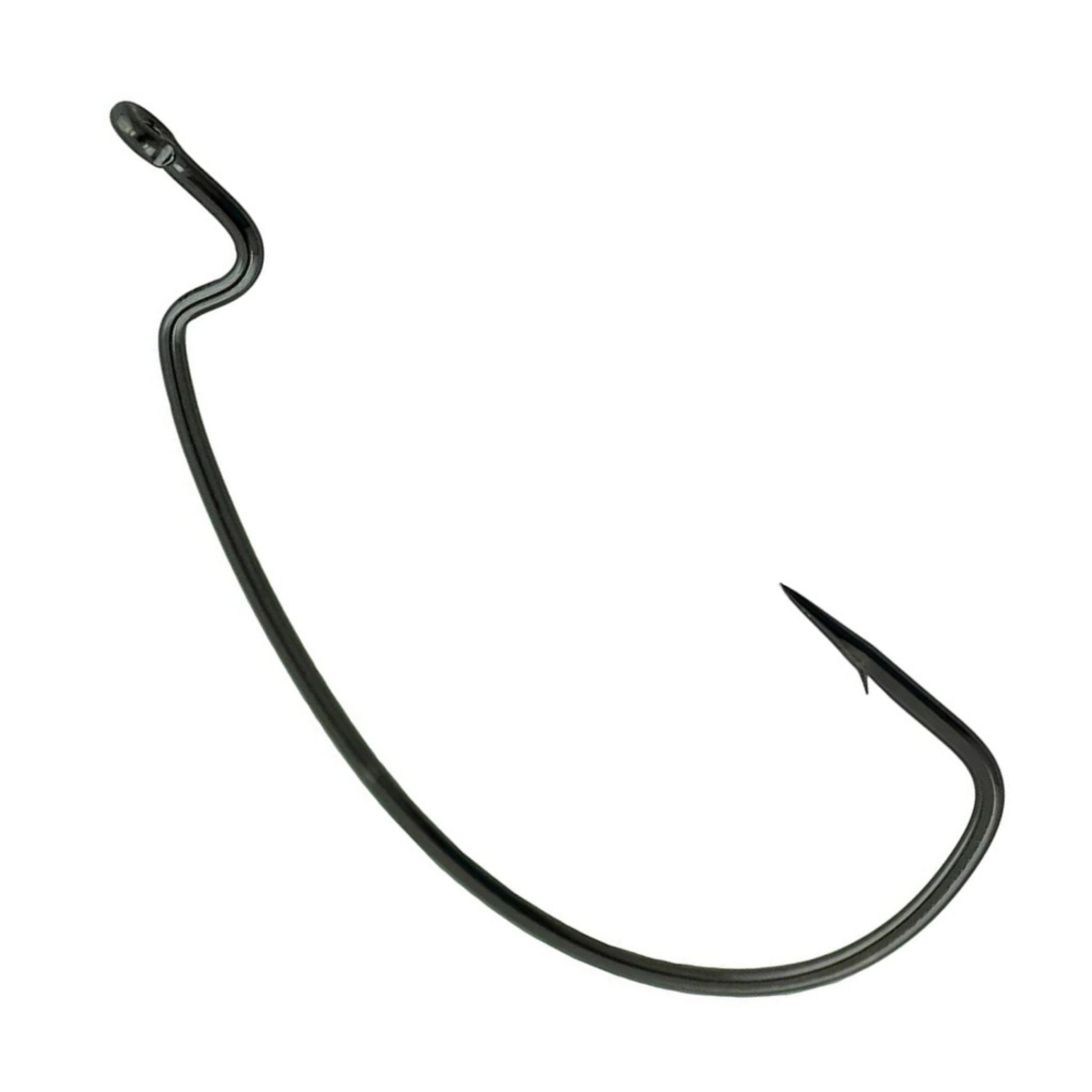 Reaction Tackle Offset EWG Worm Hooks (25 - Pack) – 1 for fishing (8 view)