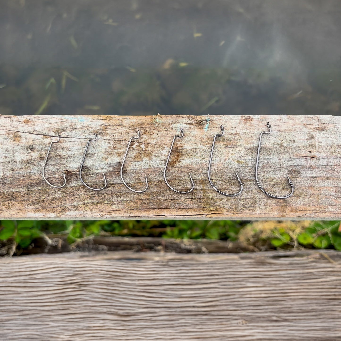 Reaction Tackle Offset EWG Worm Hooks (25 - Pack) – 1 for fishing (2 view)