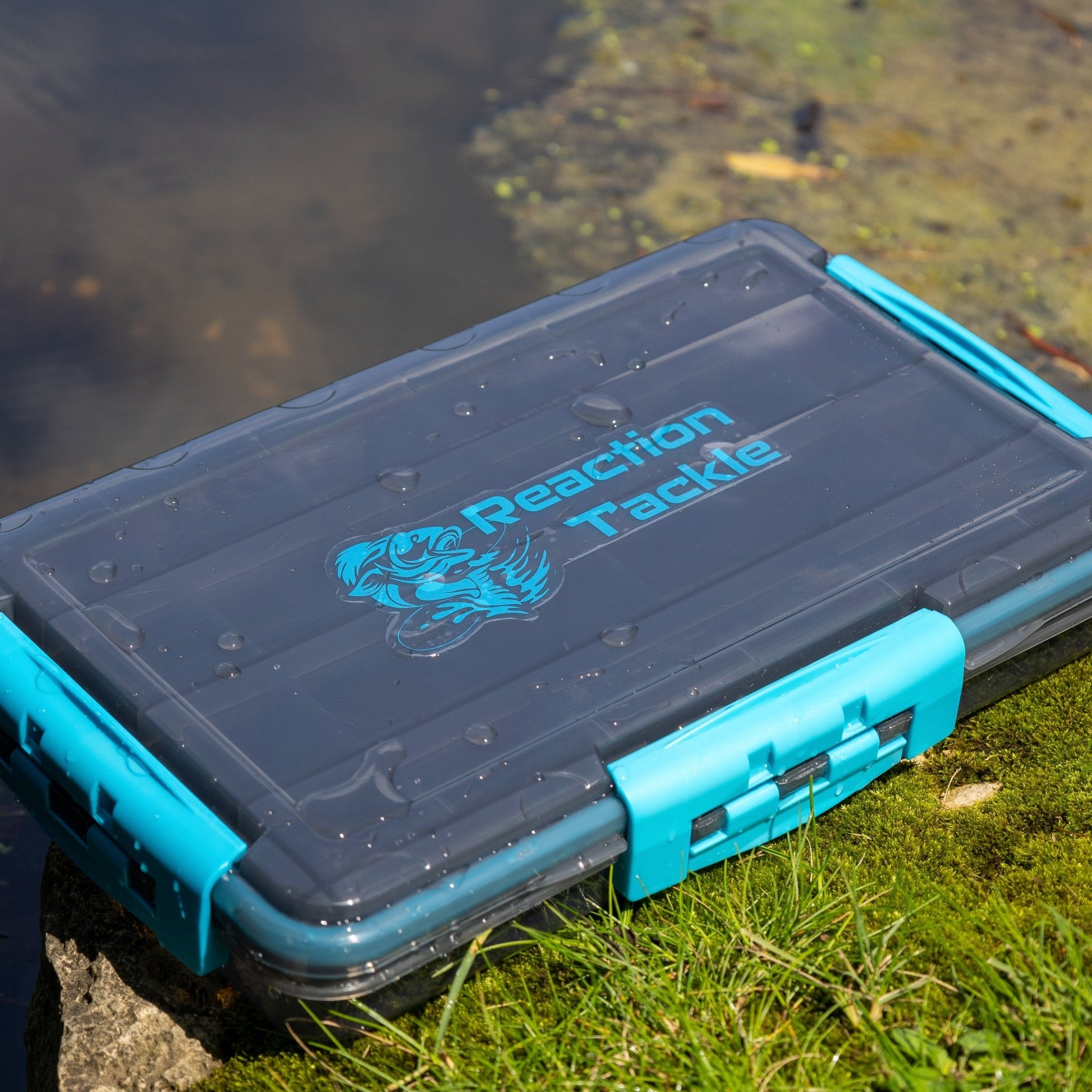 Reaction Tackle Premium Tackle Tray - High Performance and Waterproof with 3 Resilient Clips – 3600 2PK for fishing (3 view)