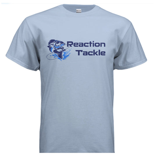 Reaction Tackle Short Sleeve T-Shirts – Light Blue for Apparel (2 view)