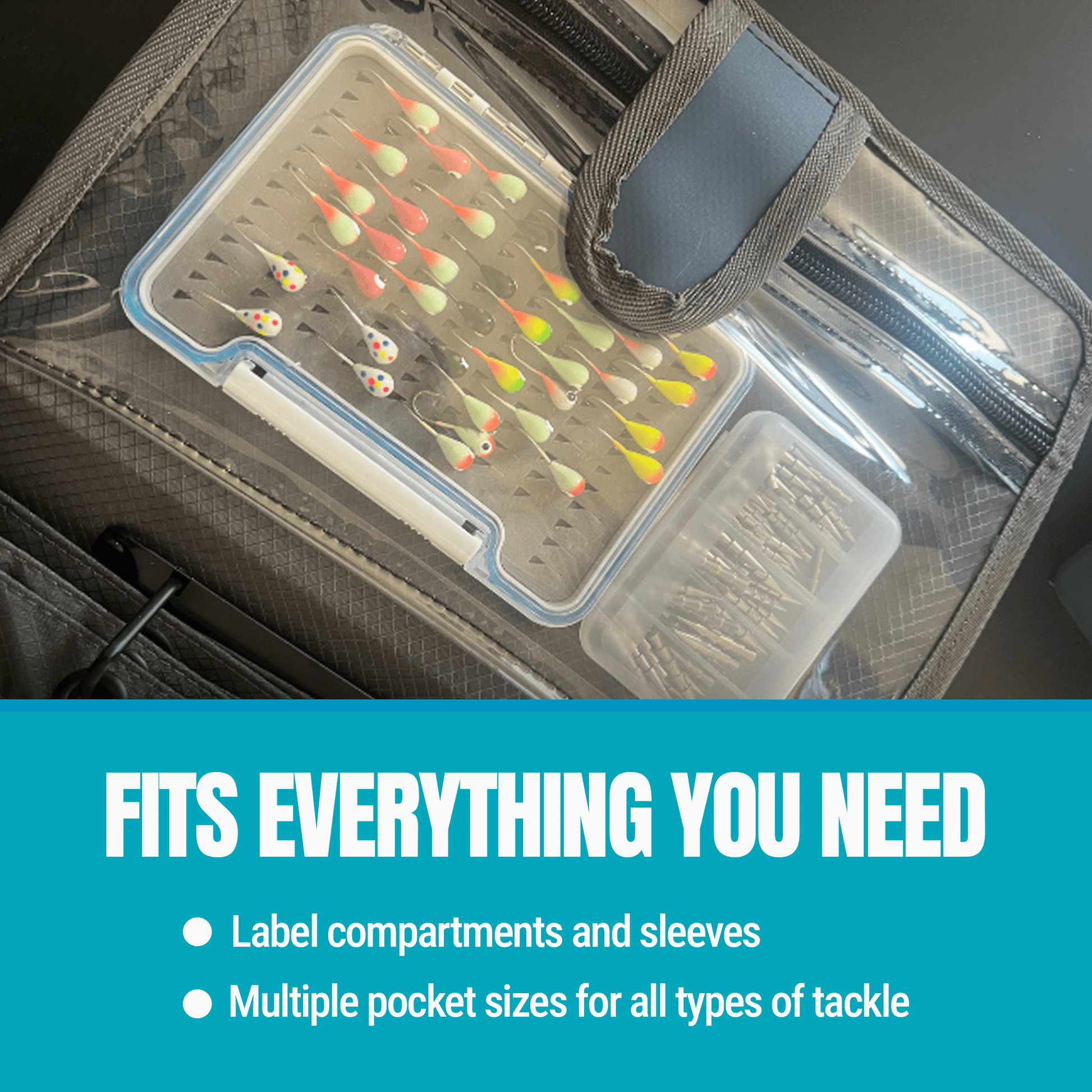 Reaction Tackle Speed Binder and Tackle Storage - New – Deluxe Speed Binder bags for fishing (16 view)