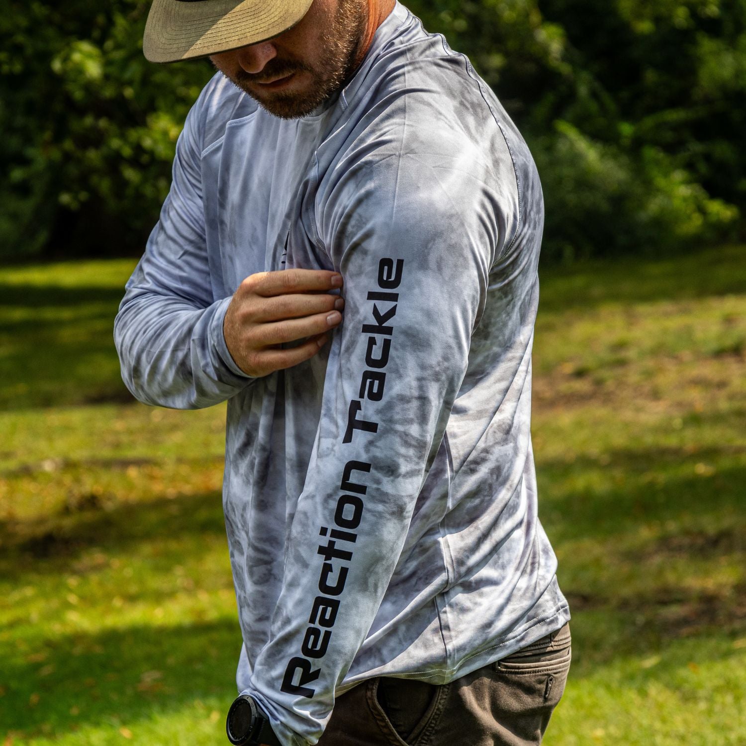 Reaction Tackle SPF UPF 50+ Long Sleeve Fishing Shirt – Medium for Apparel (2 view)