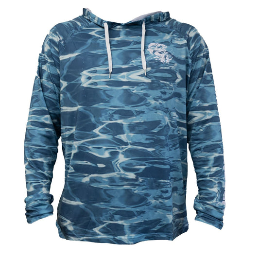 Reaction Tackle SPF UPF 50+ Long Sleeve Hooded Fishing Shirt – Medium for Apparel (1 view)