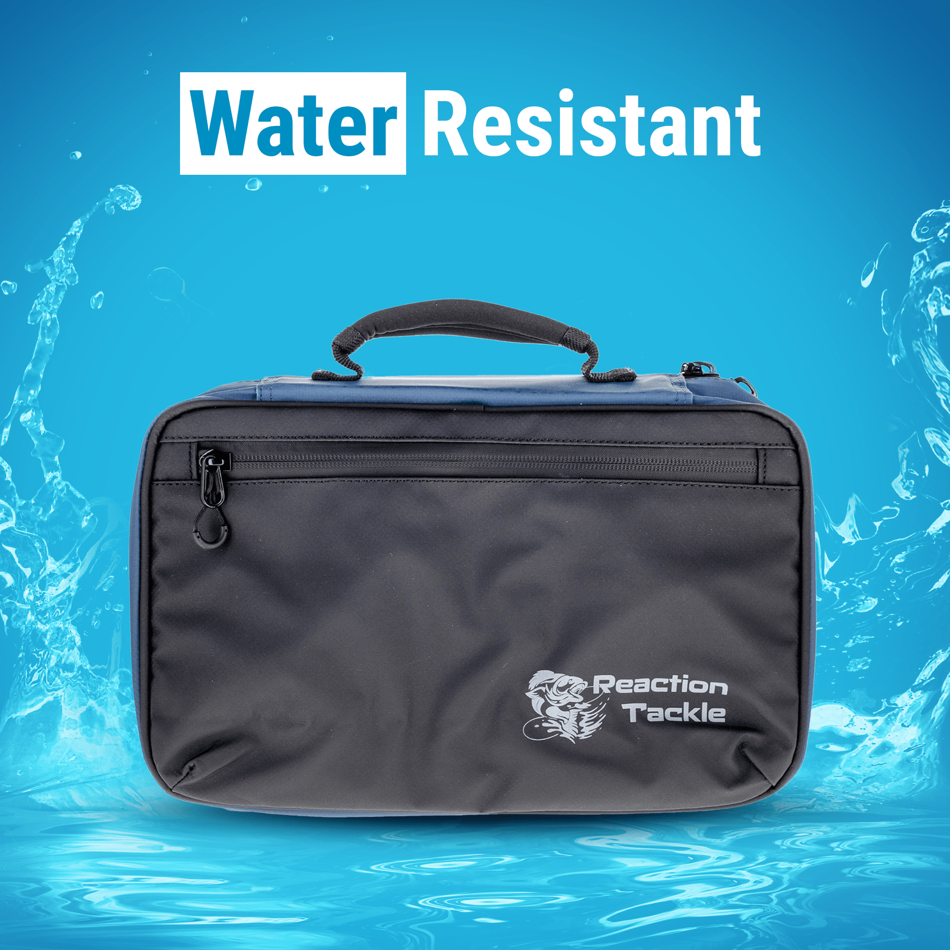 Reaction Tackle Splash Proof Bait Binder and Tackle Storage - New – Water Resistant Deluxe Binder bags for fishing (3 view)