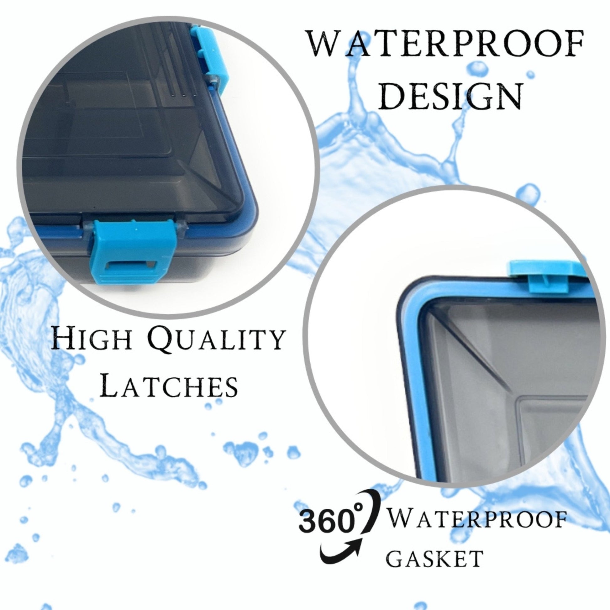 Reaction Tackle Standard Tackle Tray - Sturdy and Waterproof with 4 Reliable Clips – 3500 2 - Pack for fishing (10 view)