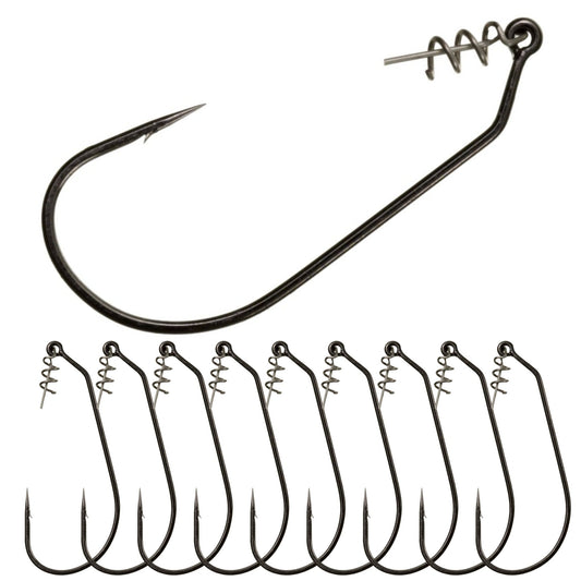Reaction Tackle Swimbait Hooks (10 or 25 - Packs) – 10 - Pack hooks for fishing (1 view)