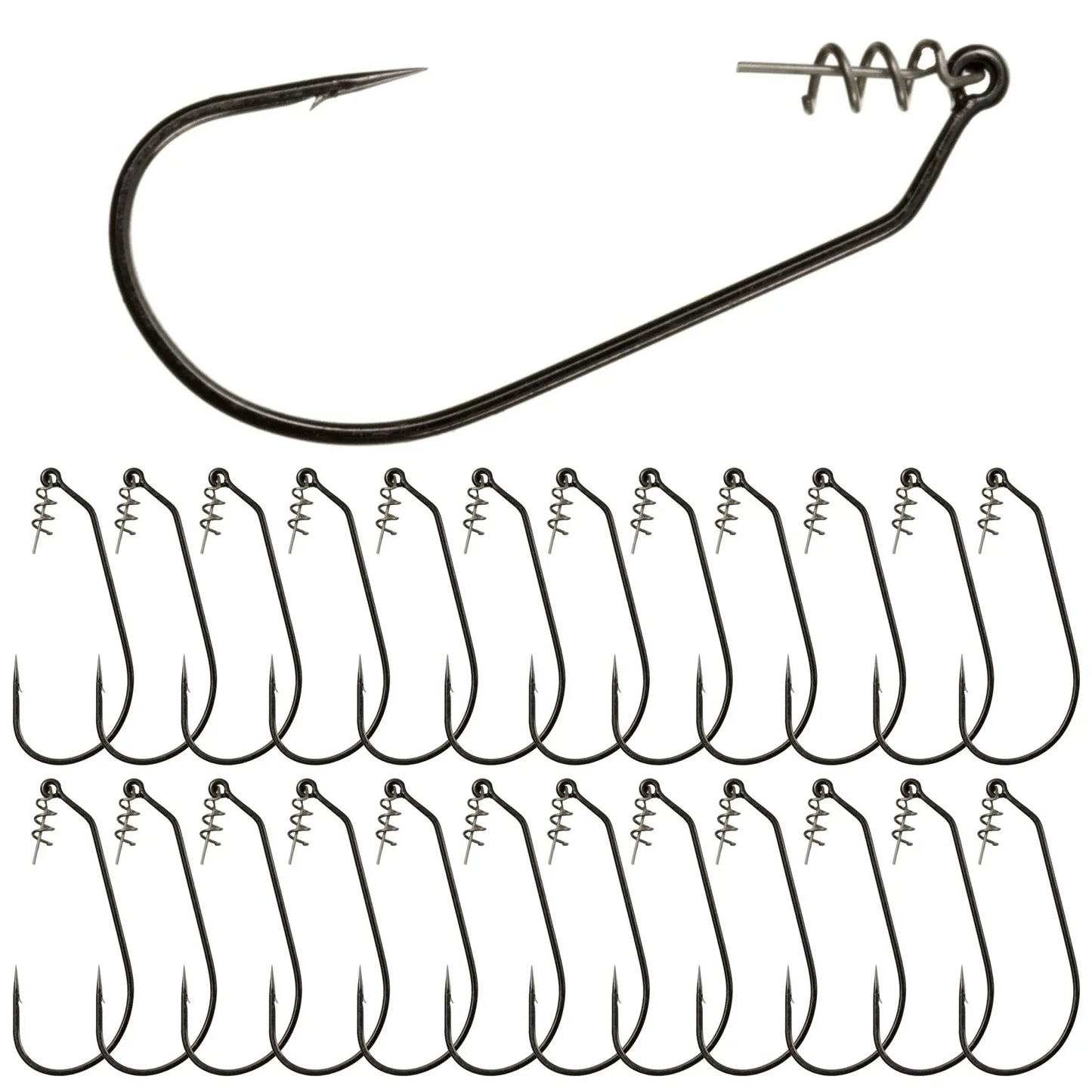 Reaction Tackle Swimbait Hooks (10 or 25 - Packs) – 10 - Pack hooks for fishing (6 view)