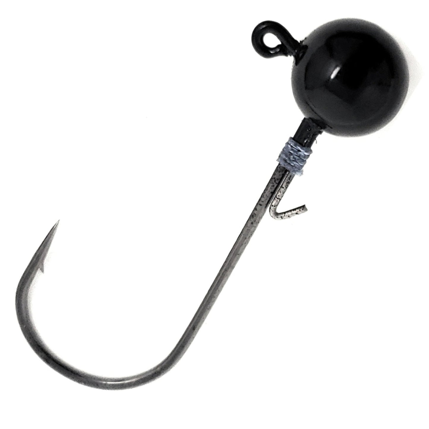 Reaction Tackle Tungsten Ball Jig Heads (5 - Pack) – 1/16 oz (2 hook) for fishing (9 view)