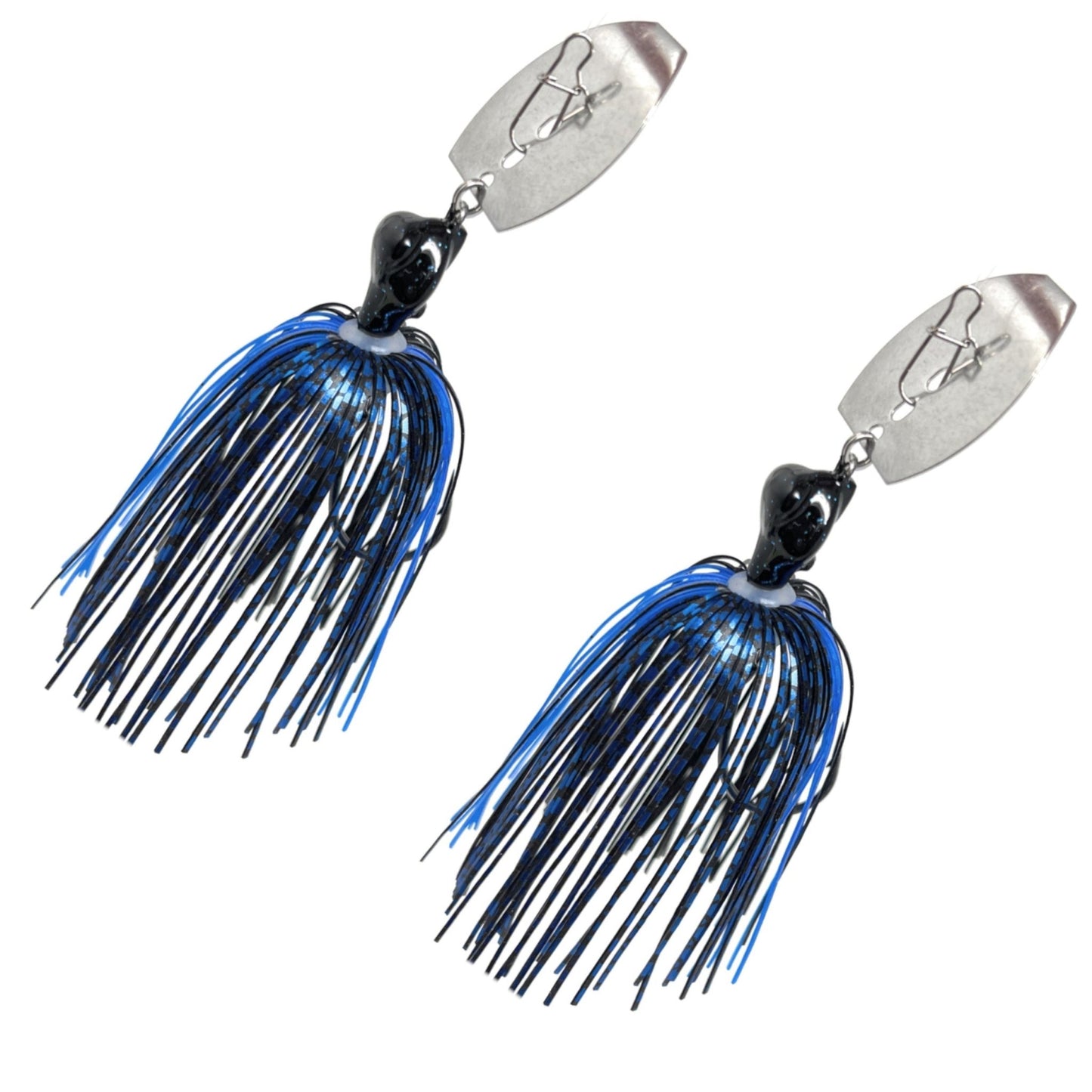 Reaction Tackle Tungsten Breaker Blade Jigs (2 - Pack) – Black Blue fishing - jigs for fishing (1 view)