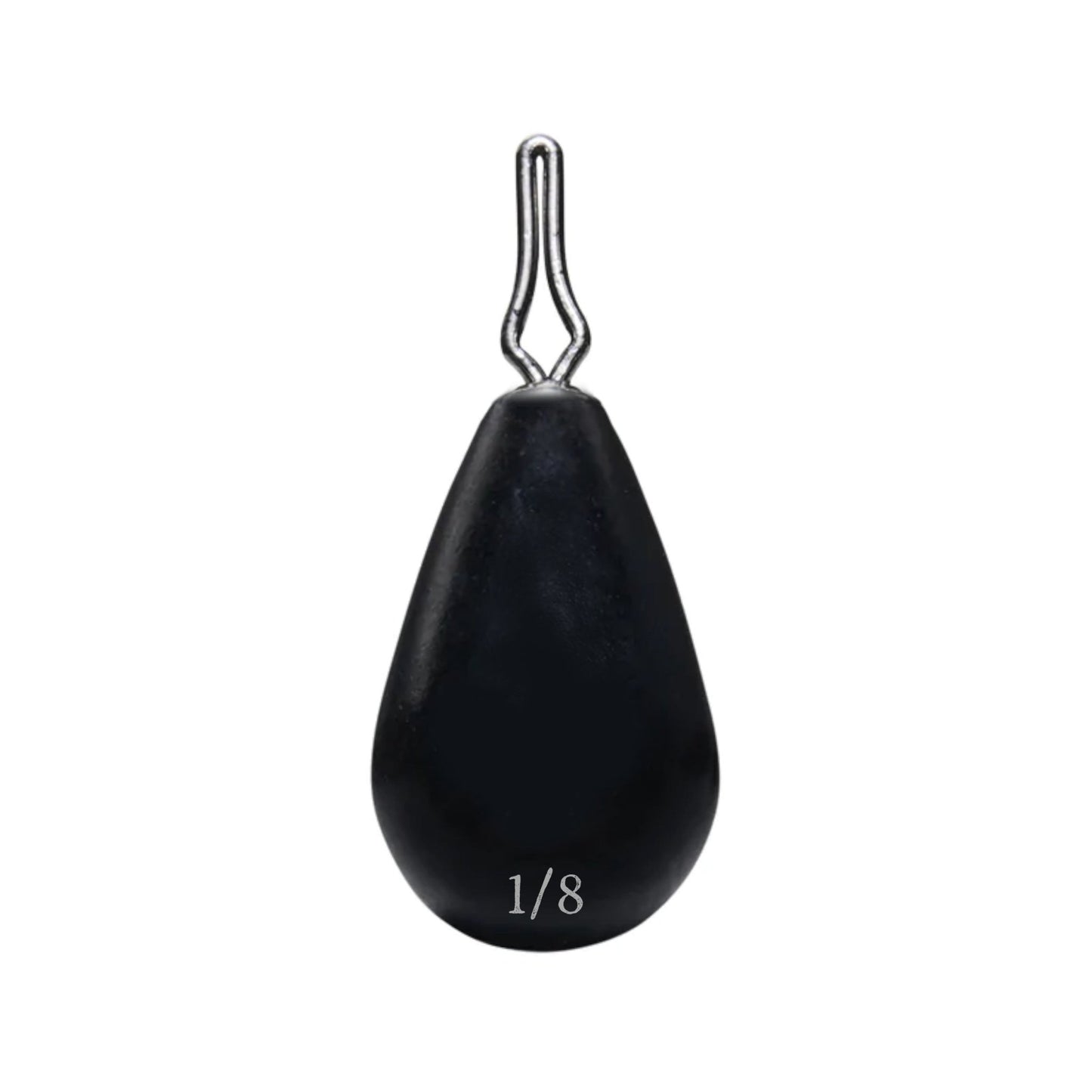 Reaction Tackle Tungsten Drop Shot Weights – Black (Tear Drop) drop shot weights for fishing (39 view)