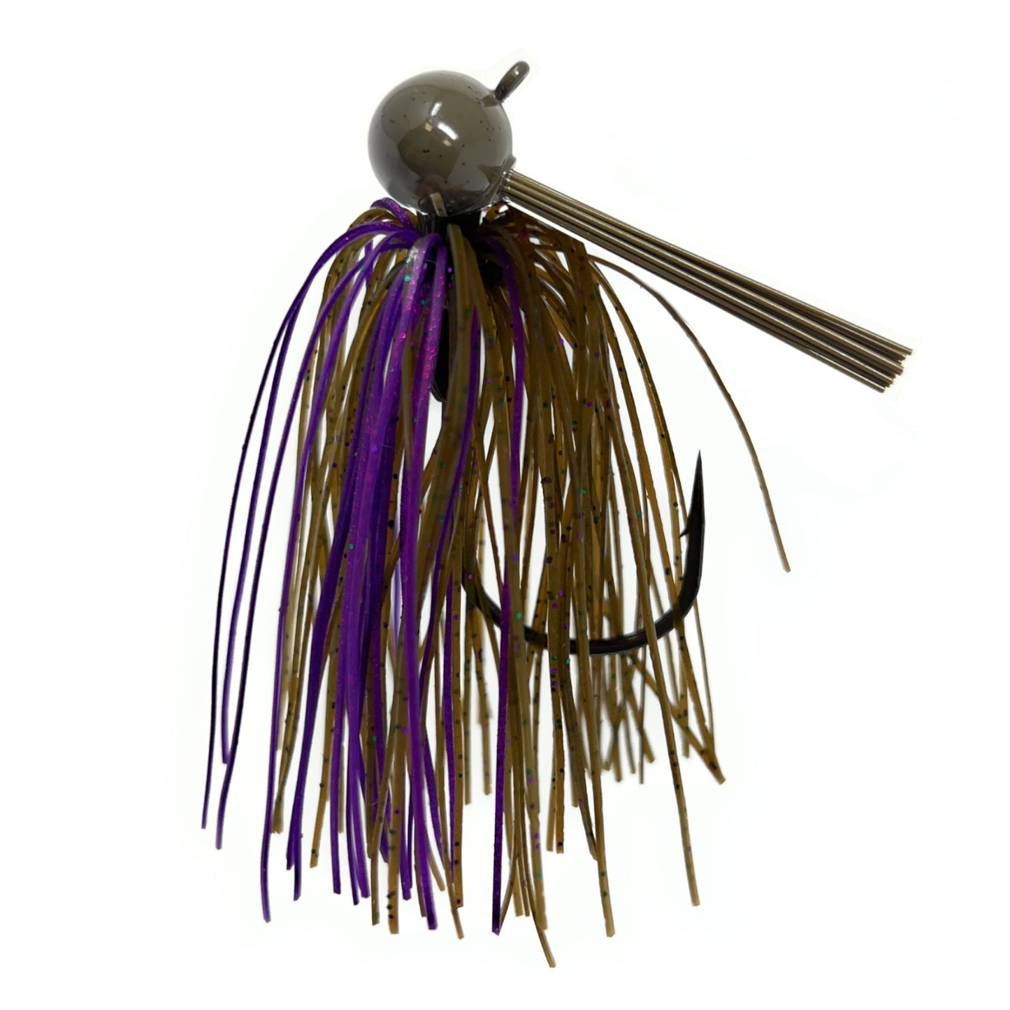 Reaction Tackle Tungsten Football Jigs (2 - Pack) – Green Pumpkin/purple fishing - jigs for fishing (18 view)