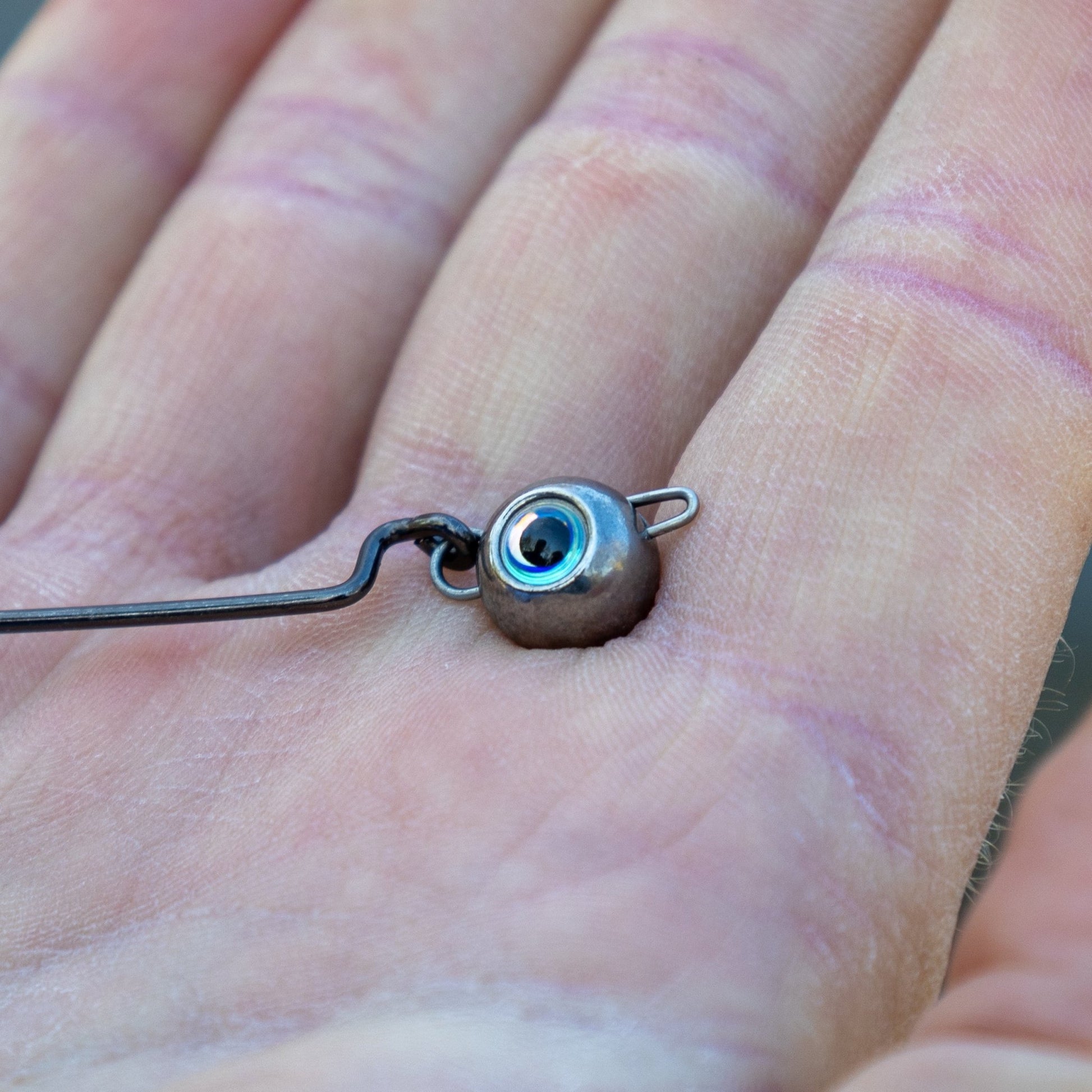 Reaction Tackle Tungsten Free Swing Jig Head - 5 - Pack - New – 1/8 oz - 1/0 Hook for fishing (4 view)