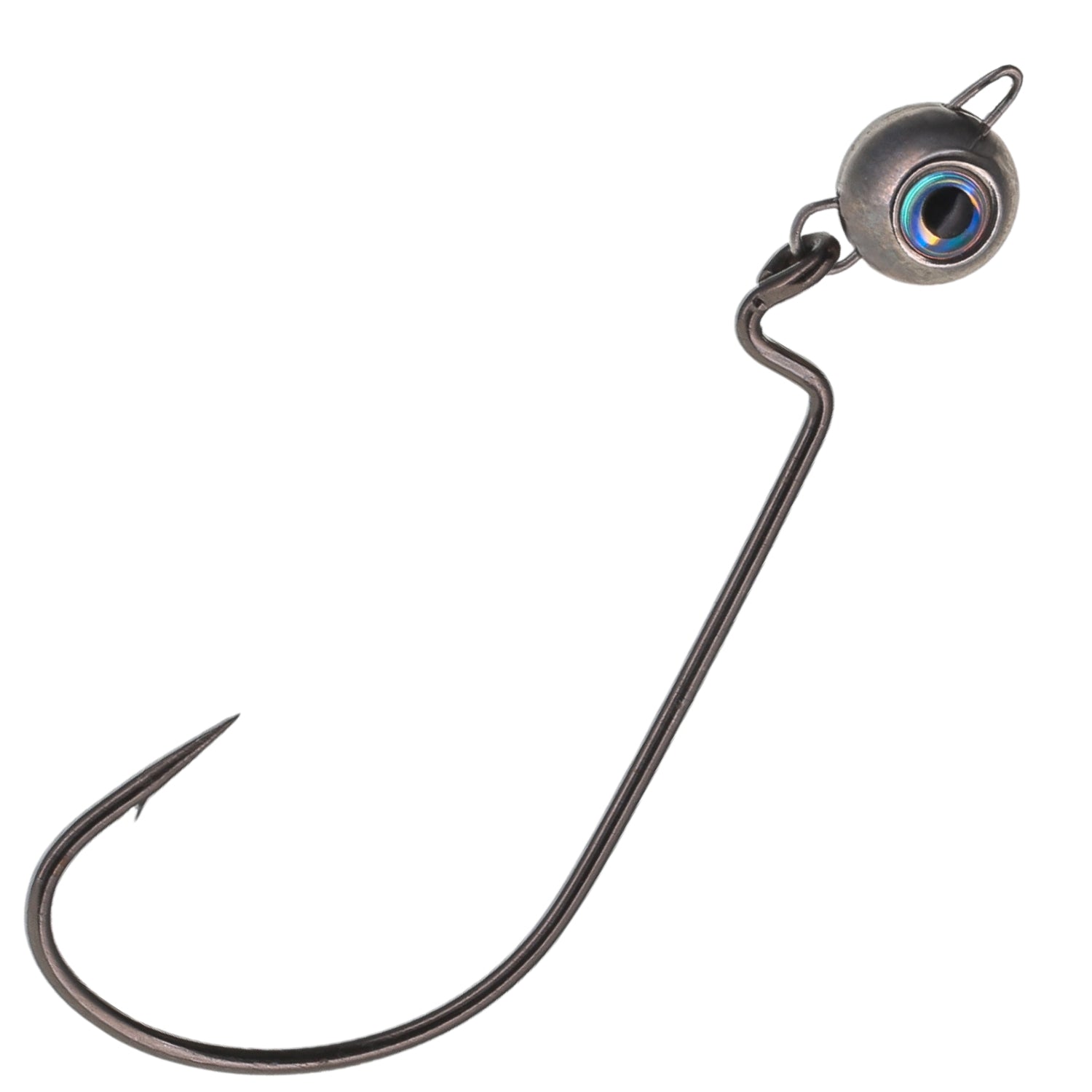 Reaction Tackle Tungsten Free Swing Jig Head - 5 - Pack - New – 1/8 oz - 1/0 Hook for fishing (7 view)