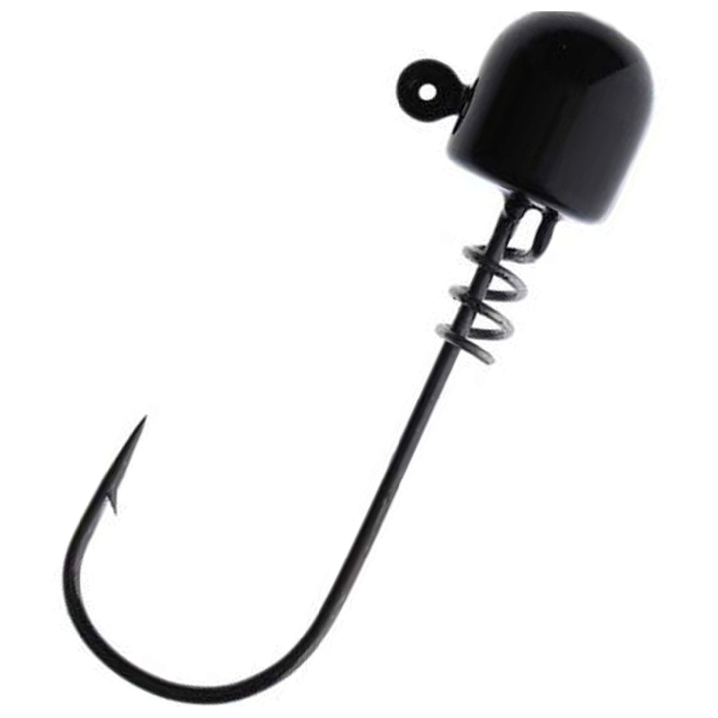 Reaction Tackle Tungsten Screw Lock Jig Heads (5 - Pack) – Black for fishing (9 view)