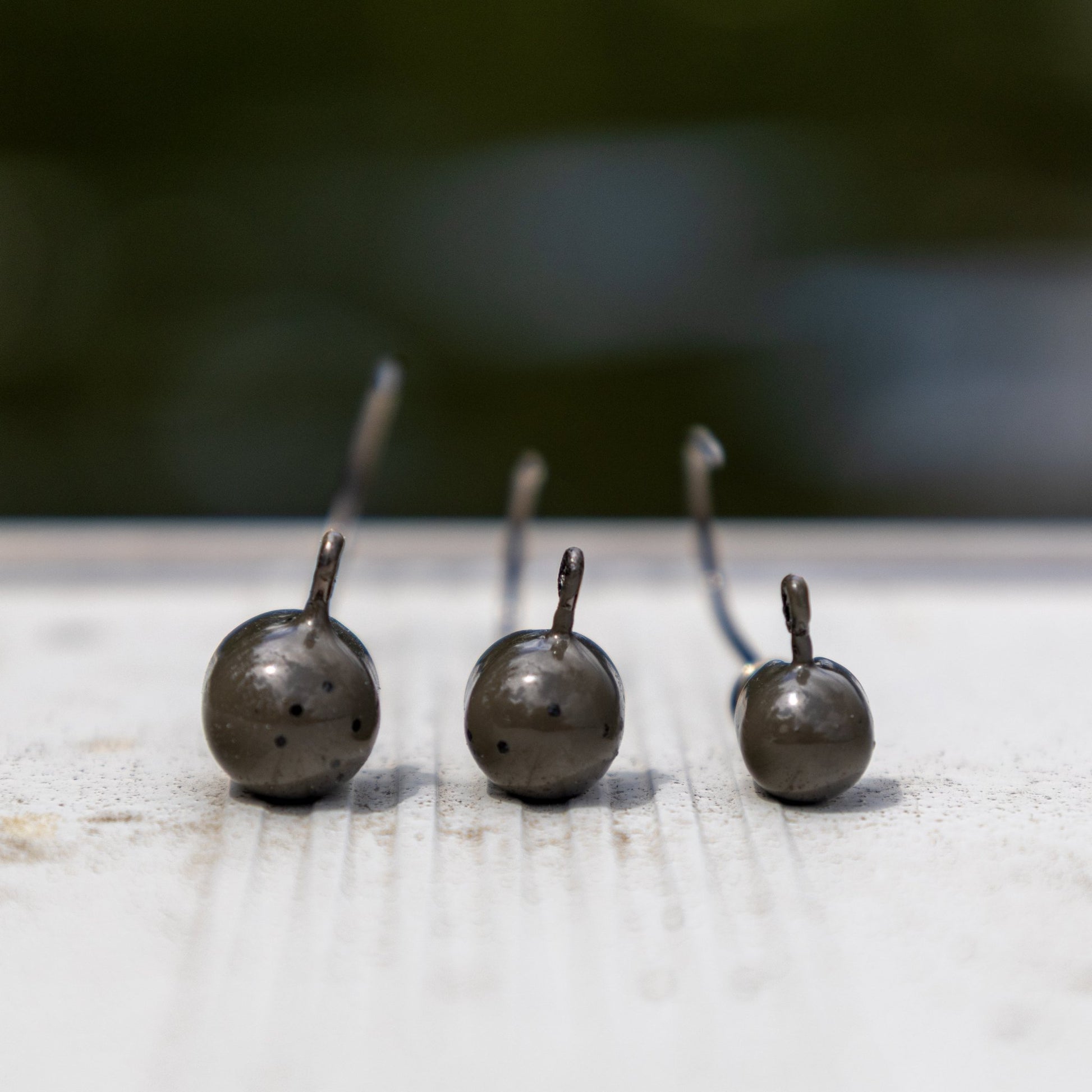 Reaction Tackle Tungsten Screw Lock Jig Heads (5 - Pack) – Black for fishing (5 view)