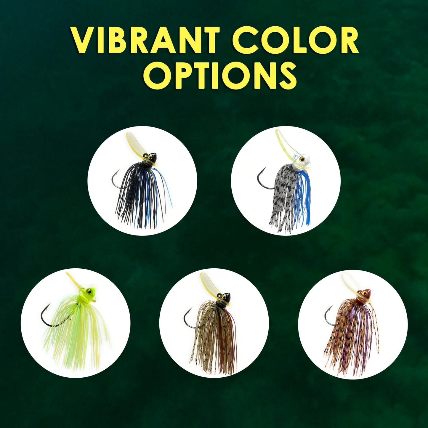 Reaction Tackle Tungsten Scrounger Jigs (2 - Pack) – Black/ Blue for fishing (11 view)