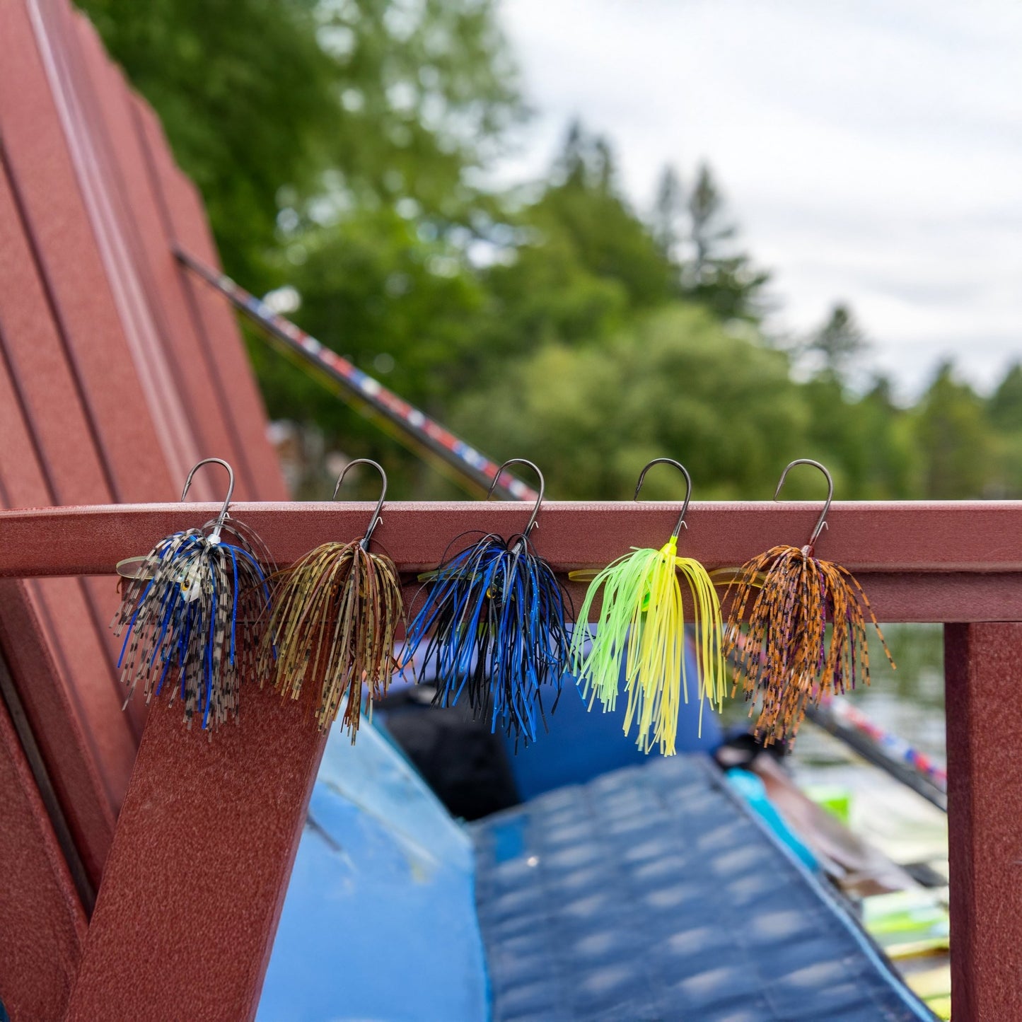 Reaction Tackle Tungsten Scrounger Jigs (2 - Pack) – Black/ Blue for fishing (4 view)