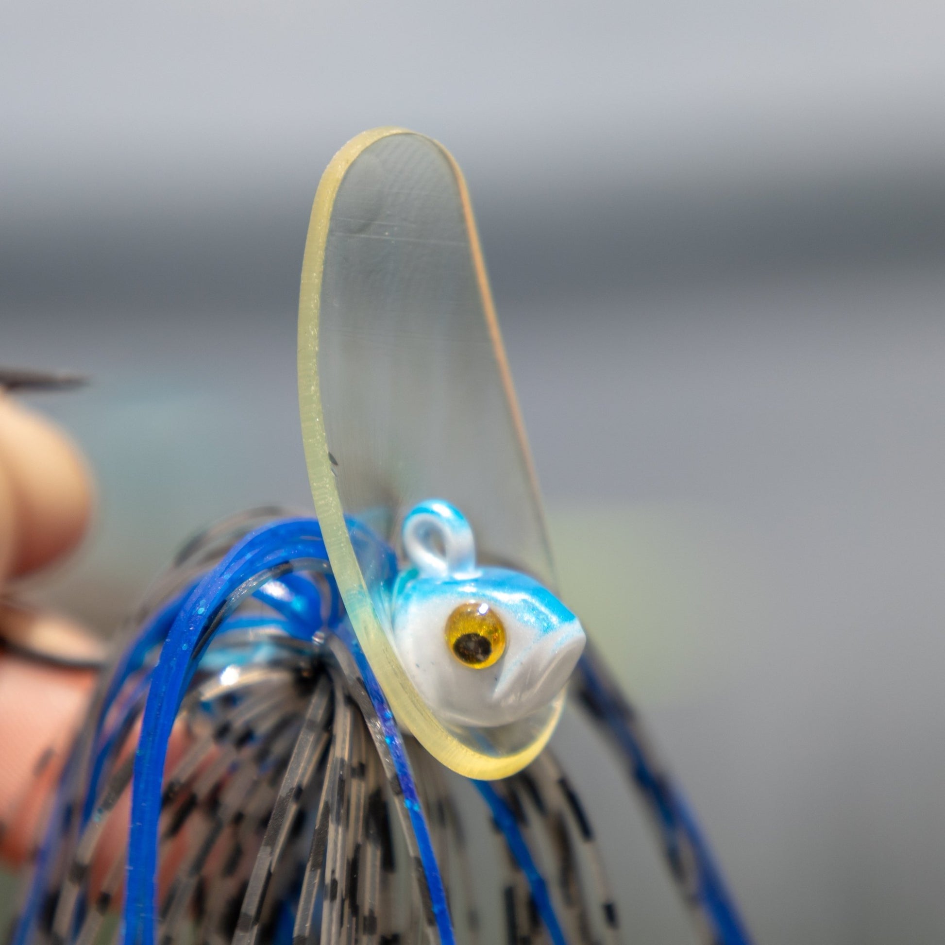 Reaction Tackle Tungsten Scrounger Jigs (2 - Pack) – Black/ Blue for fishing (3 view)