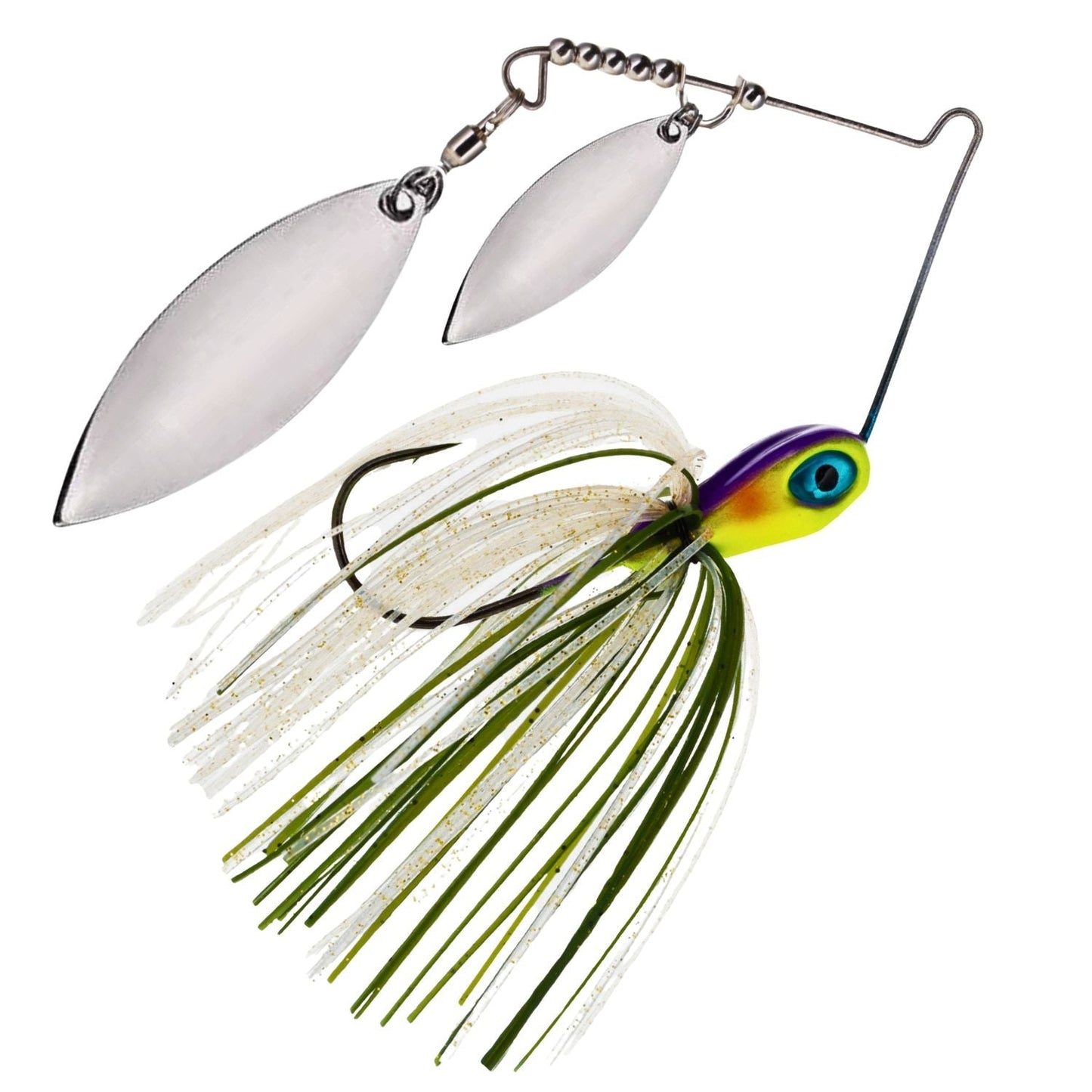 Reaction Tackle Tungsten Spinnerbait Jigs – 2 - Pack, Double Willow Blade - New – Sunrise for fishing (10 view)