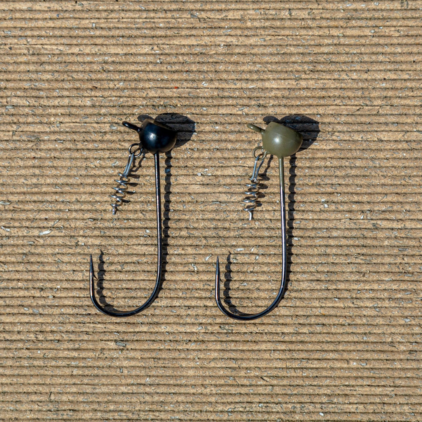 Reaction Tackle Tungsten Stand - Up Shaky Head Jigs (5 pack) – Black for fishing (2 view)