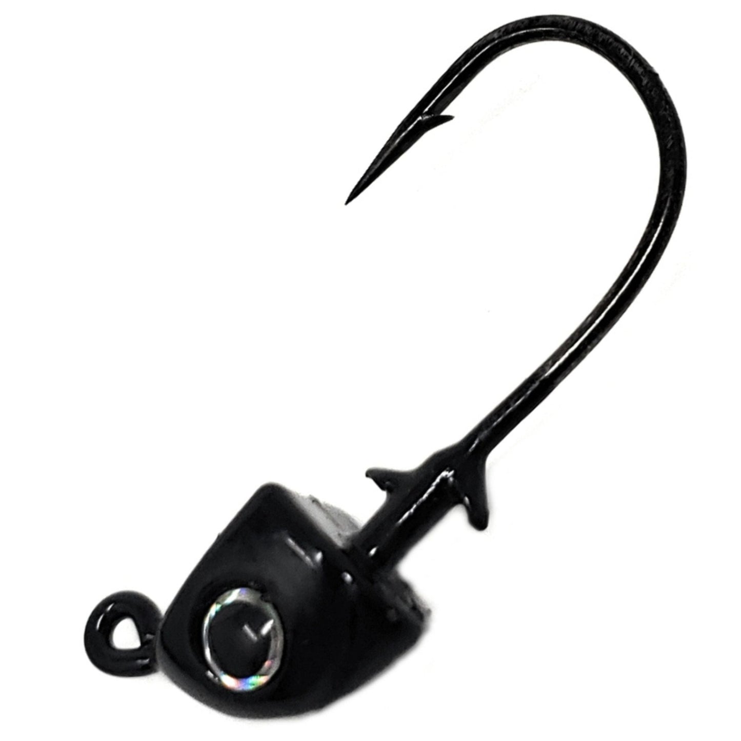 Reaction Tackle Tungsten Swimbait Jig Heads (5 - Pack) – Black for fishing (15 view)