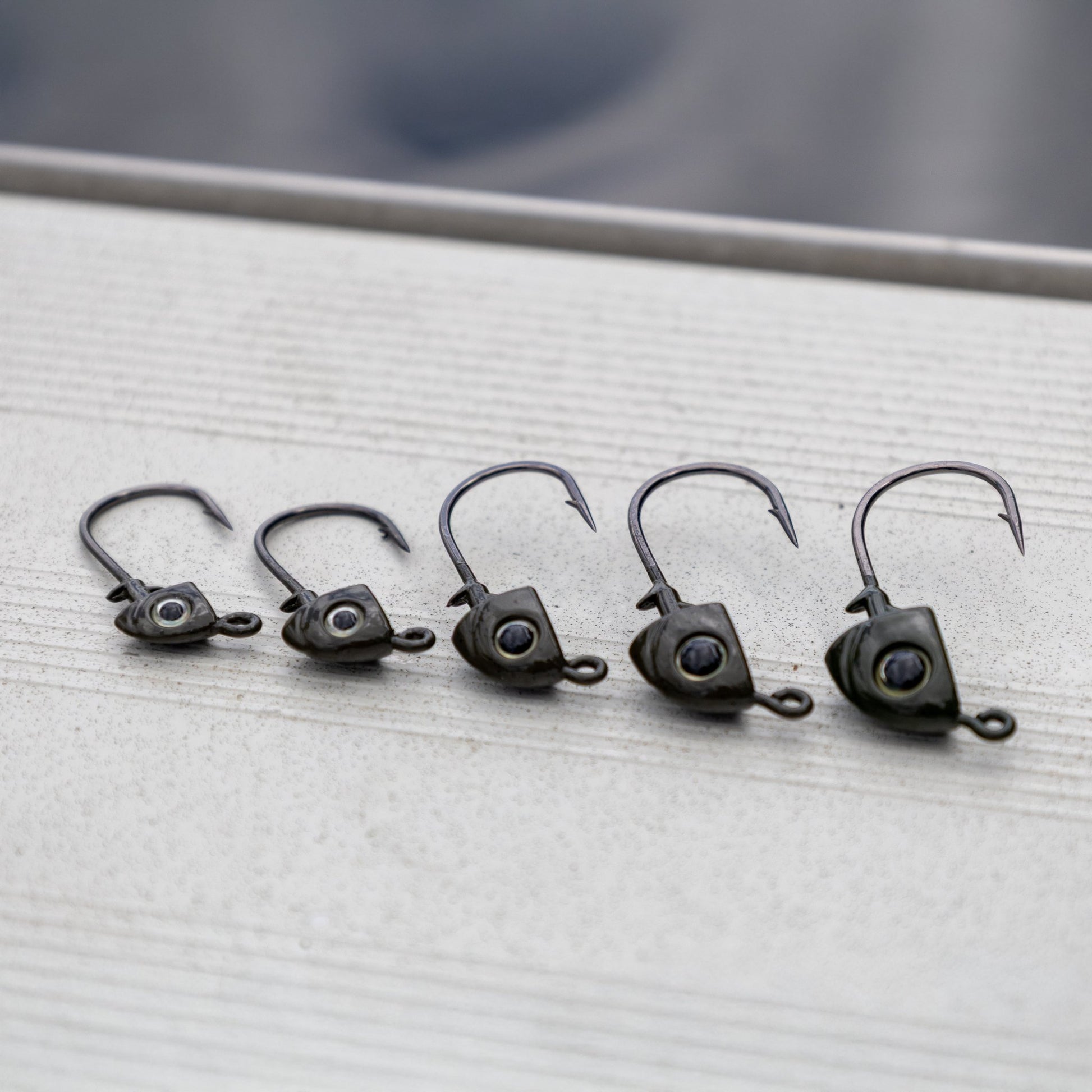 Reaction Tackle Tungsten Swimbait Jig Heads (5 - Pack) – Black for fishing (4 view)