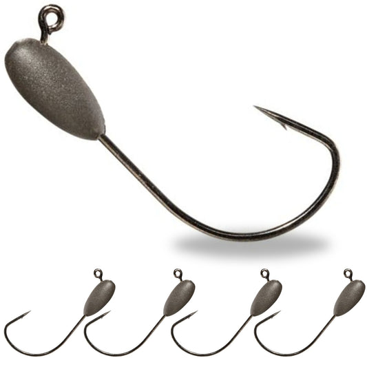 Reaction Tackle Tungsten Tube Jig Heads - 5 - Pack – 1/32 oz for Reaction Tackle (1 view)