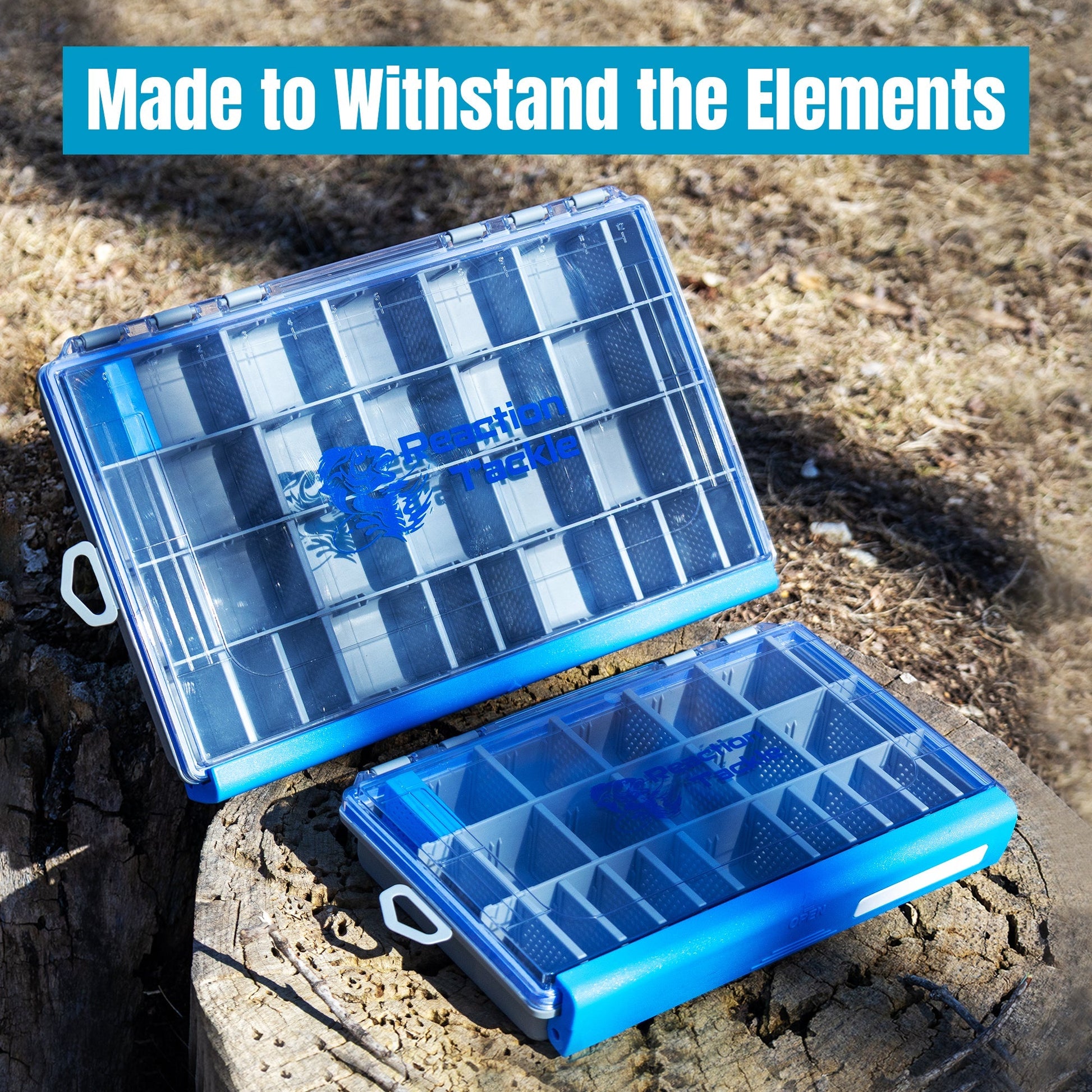 Reaction Tackle Ultra Elite Tackle Tray - Water Resistant with Single Clip Design - New – 3600 1 - PK Tackle Trays for fishing (3 view)