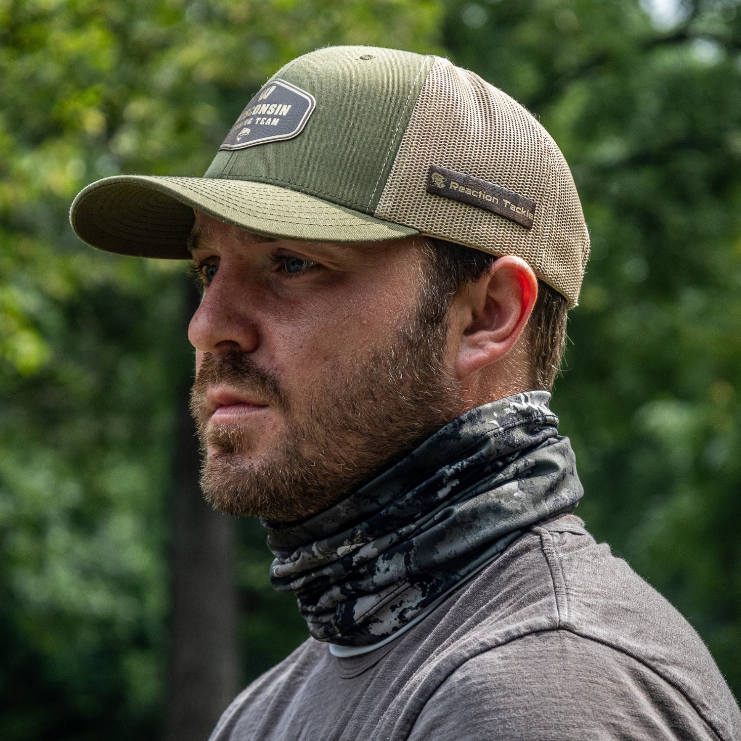 Reaction Tackle UPF 50+ Neck Gaiter – Blue for Apparel (5 view)