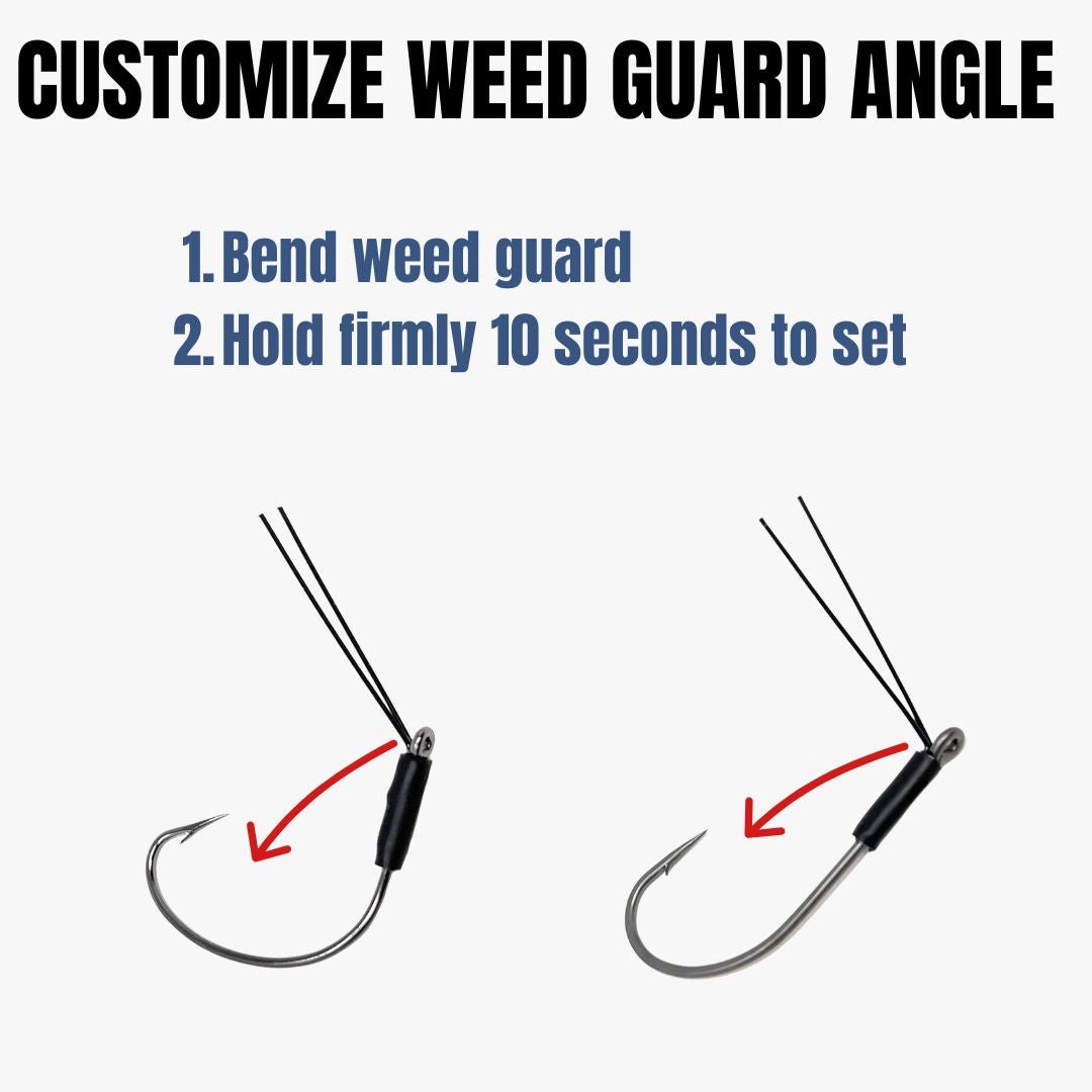 Reaction Tackle Wacky Neko Hooks - 25 Pack – 4 for fishing (8 view)