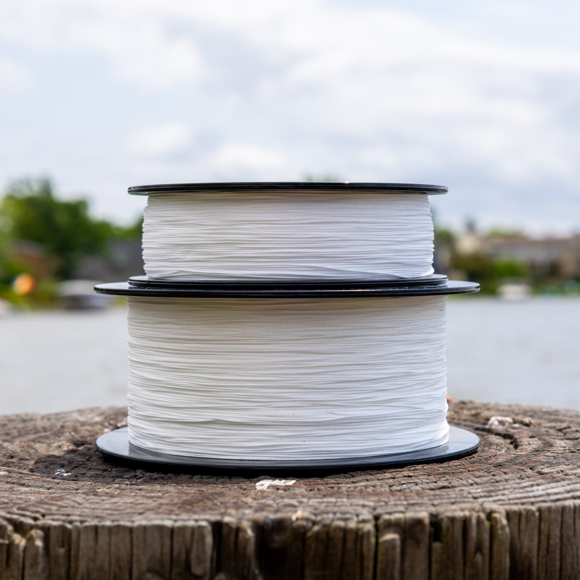 Reaction Tackle X8 Braided Fishing Line - NO FADE White 8 Strand - NEW – 10lb Braided Fishing Line for fishing (7 view)