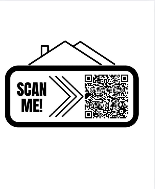 Real Estate QR Shirt Canva Template – Editable “Follow Me to Your New Home” Design – Digital Product for closing gift (2 view)