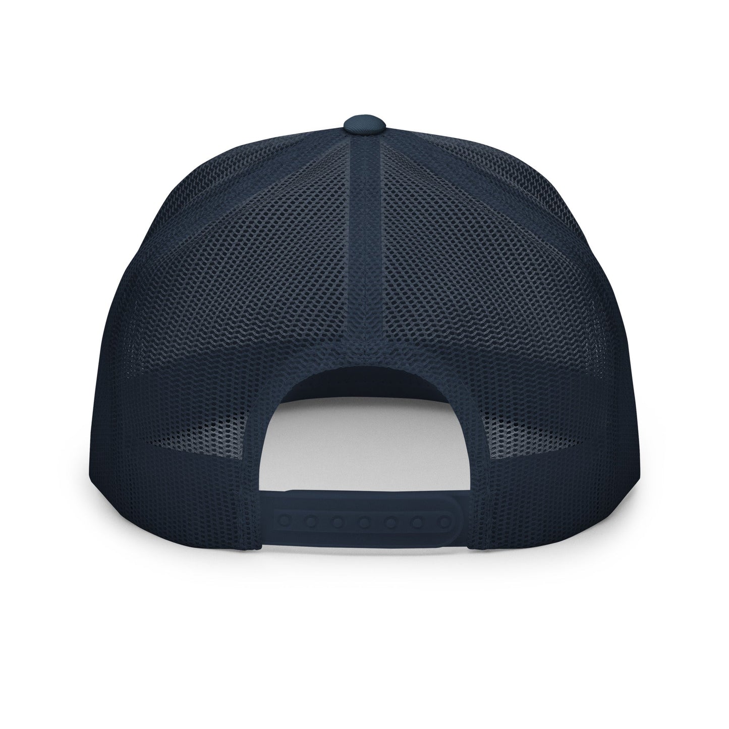 “Reel Legend” Trucker Cap – Classic Snapback Hat for Anglers – Navy/ White/ Navy Fishing Gear for Gone Fishing (38 view)