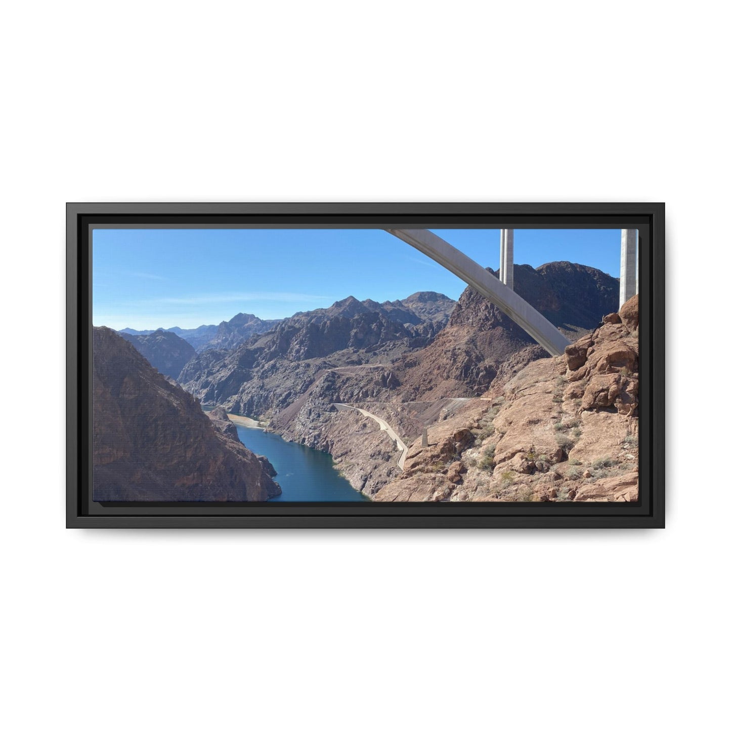 Scenic Wall Art, Framed Landscape Photography, Nature Decor, Home Decoration, Gift for Nature Lovers, Wall Decor – 20" x 10" (Horizontal) Canvas by Printify