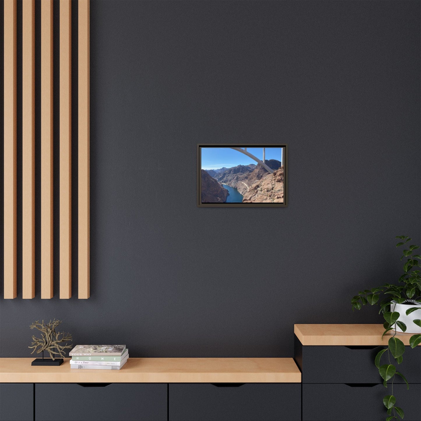 Scenic Wall Art, Framed Landscape Photography, Nature Decor, Home Decoration, Gift for Nature Lovers, Wall Decor – 32" x 16" (Horizontal) Canvas by Printify
