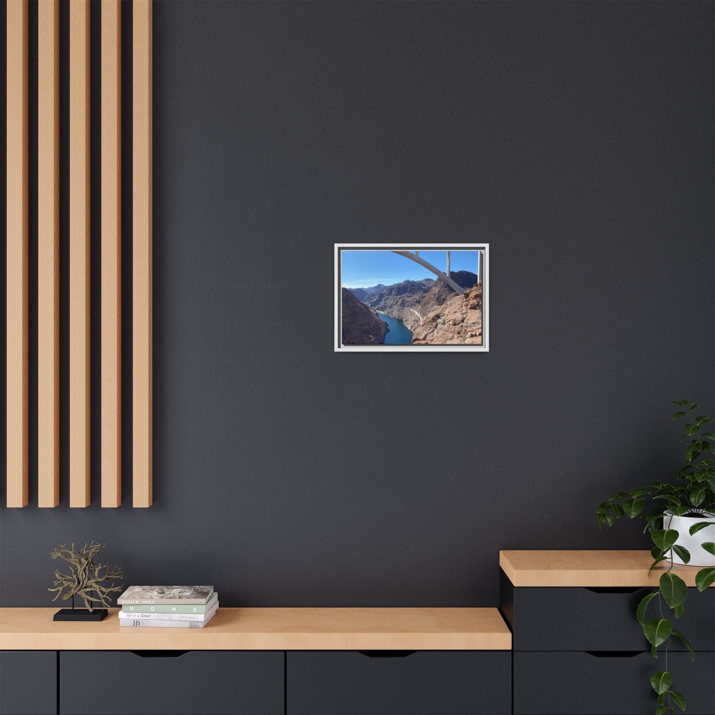 Scenic Wall Art, Framed Landscape Photography, Nature Decor, Home Decoration, Gift for Nature Lovers, Wall Decor – 32" x 16" (Horizontal) Canvas by Printify