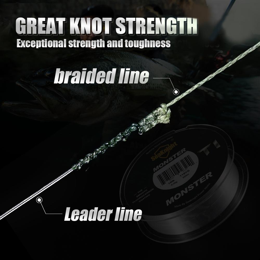 SeaKnight NANO Braided Fishing Line – 100M / 300M, 4 - Strand PE, 4–10LB | Fishing Line – Yellow Fishing Gear for 10LB (3 view)
