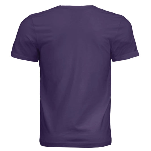 Small Dog Energy Tee – Funny Pet Owner Shirt | RM Outpost Pets – Solid Team Purple Triblend T-Shirt for animal lovers (2 view)