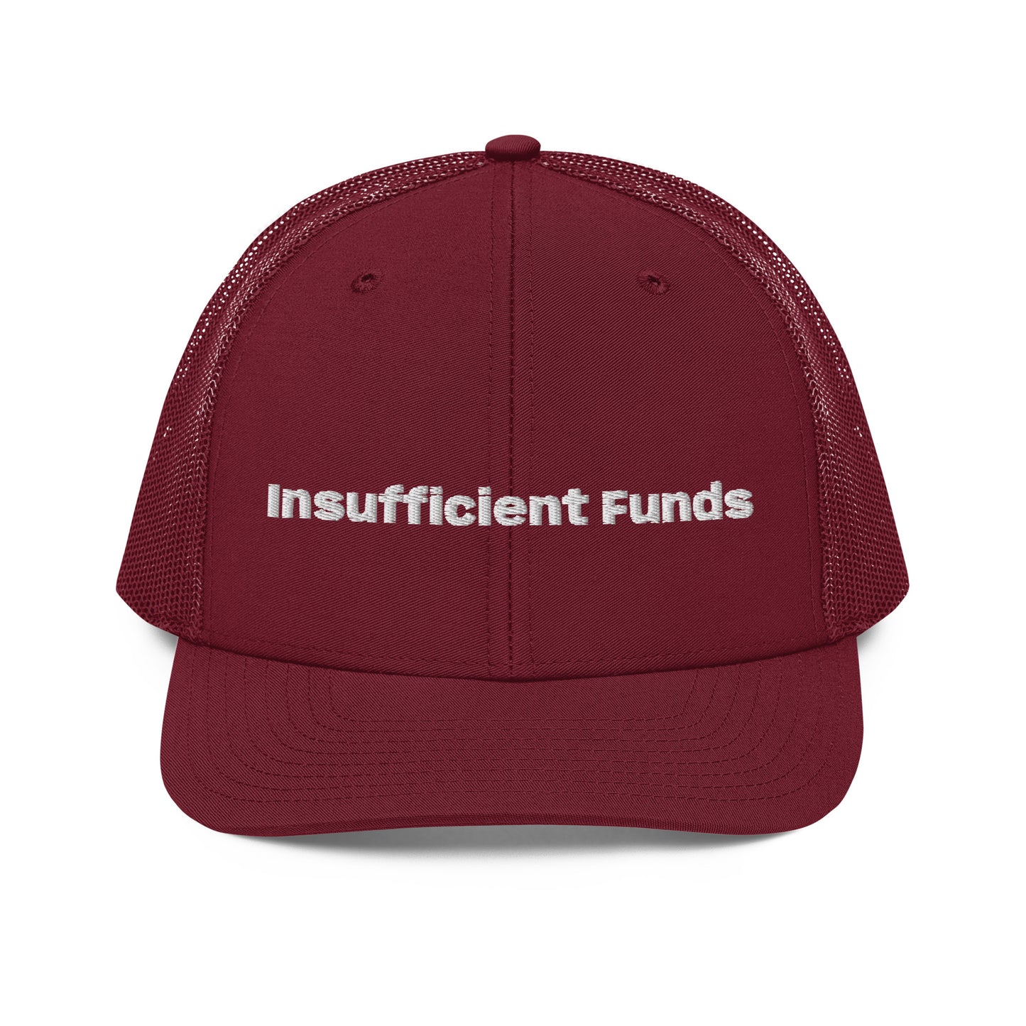 Insufficient Funds Trucker Cap – Cardinal Accessories for gift (13 view)