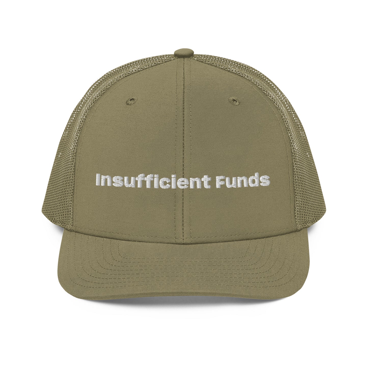 Insufficient Funds Trucker Cap – Loden Accessories by SbrTnHomes