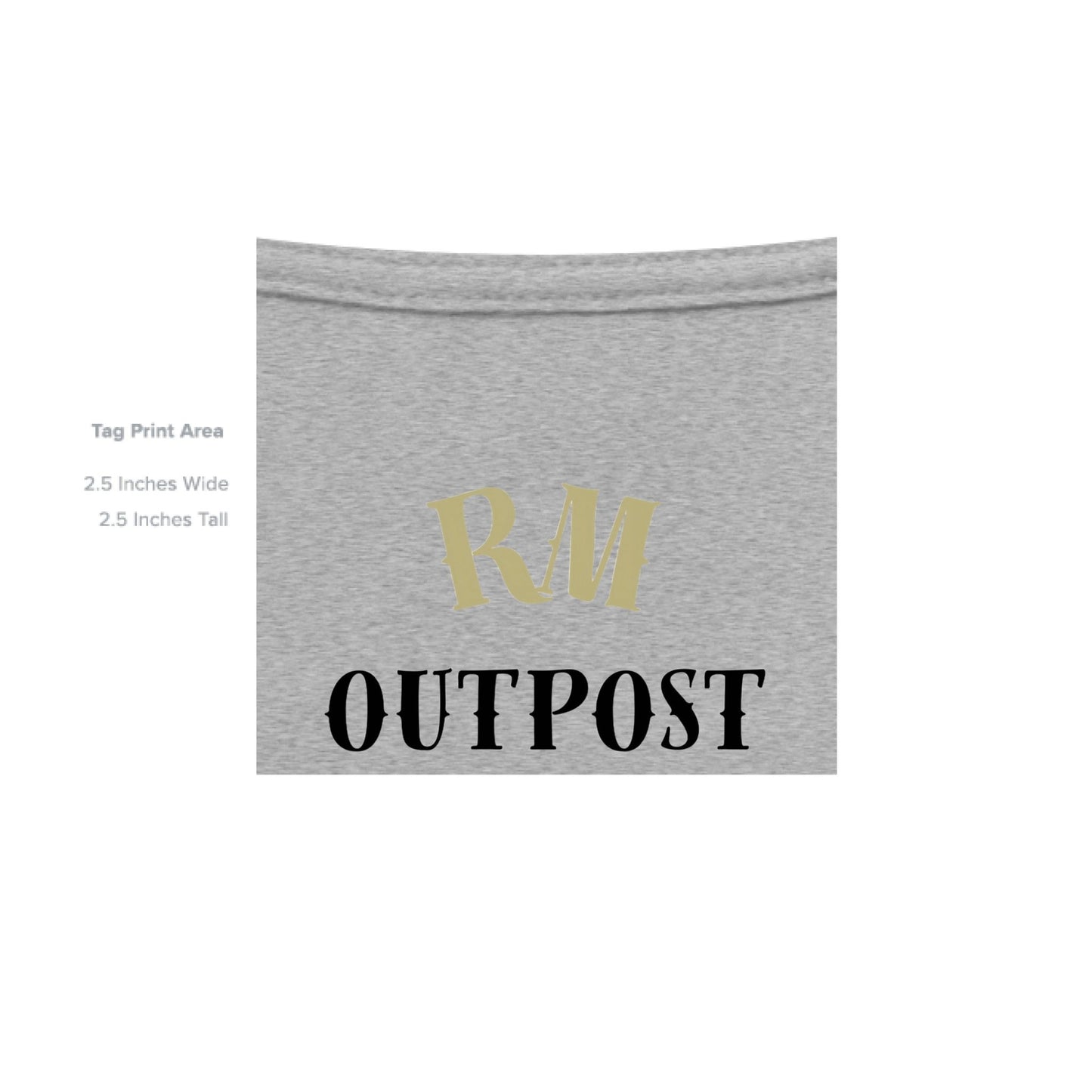 Soul Hunter – Grim Reaper Glow Tee | Gothic Streetwear by RM Outpost – SPORT GREY T-Shirt for Apparel (6 view)
