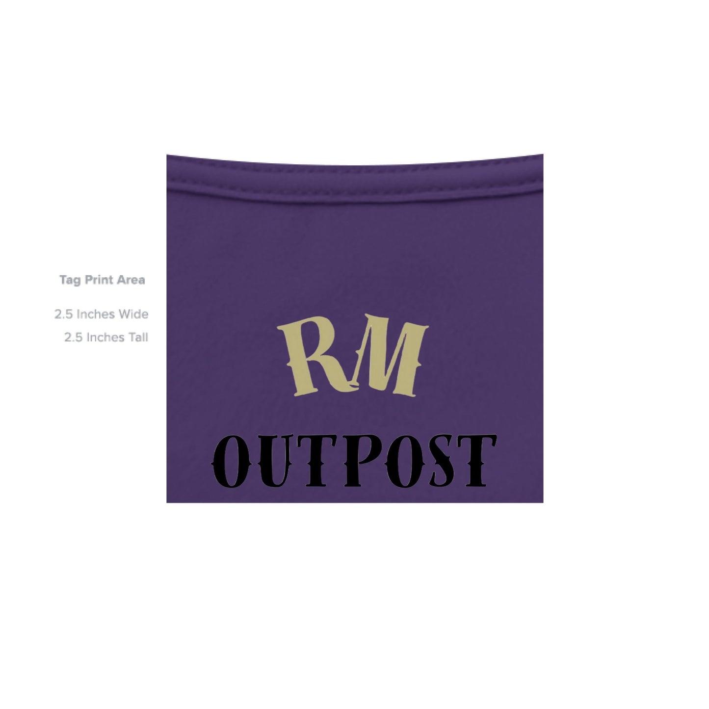 Soul Hunter – Grim Reaper Glow Tee | Gothic Streetwear by RM Outpost – PURPLE T-Shirt for Apparel (9 view)