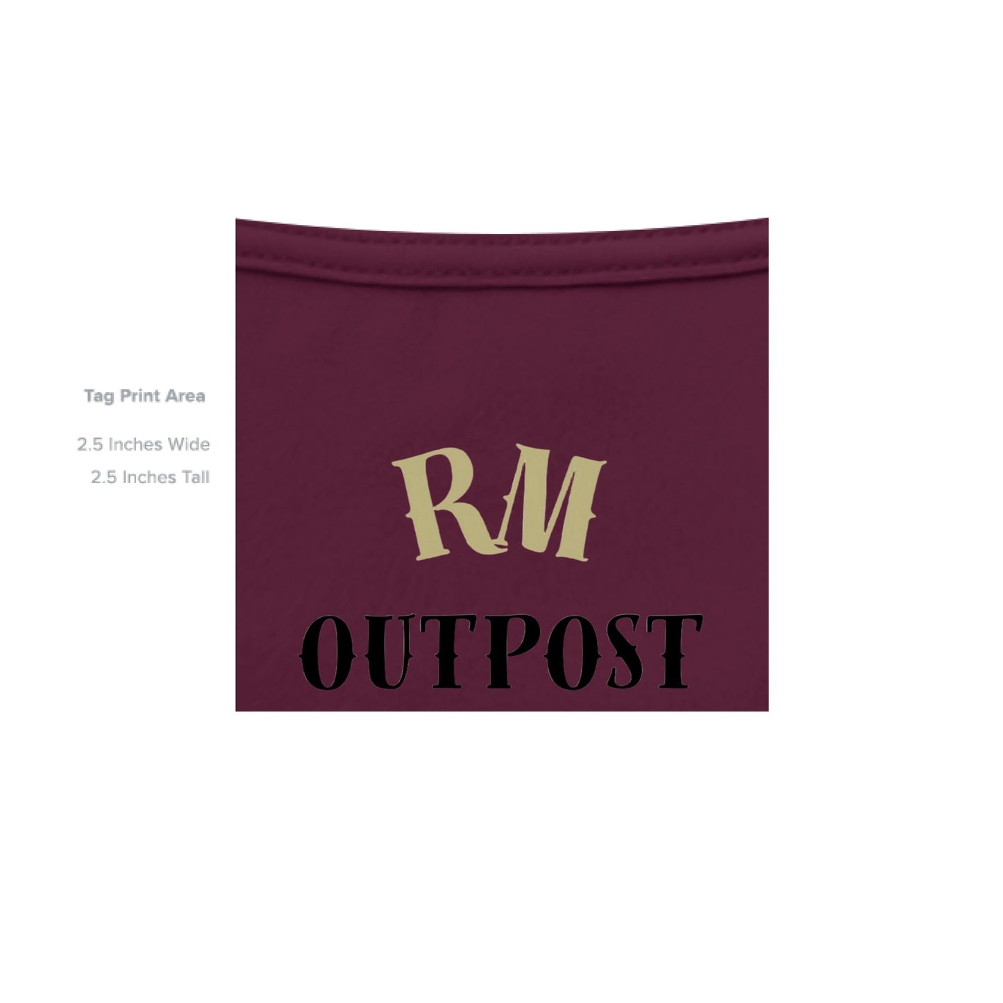 Soul Hunter – Grim Reaper Glow Tee | Gothic Streetwear by RM Outpost – MAROON T-Shirt for Apparel (30 view)