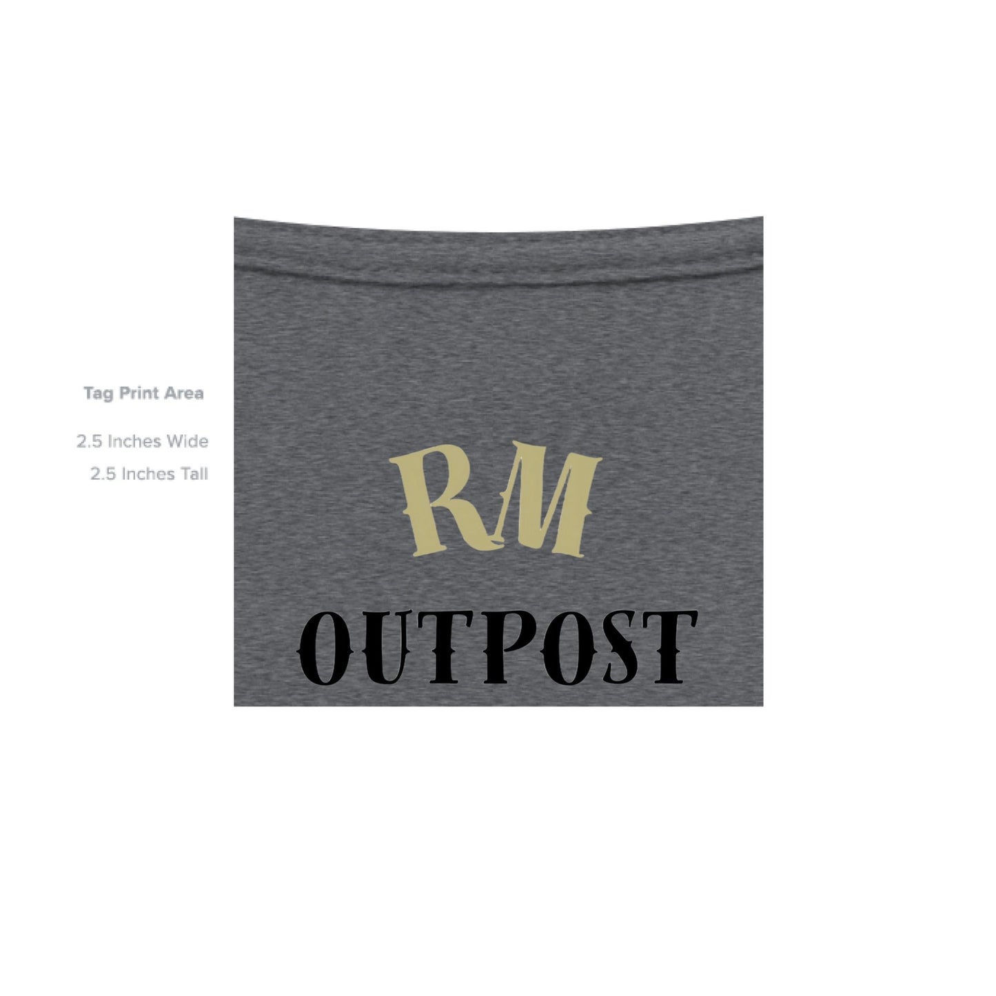 Soul Hunter – Grim Reaper Glow Tee | Gothic Streetwear by RM Outpost – DARK HEATHER T-Shirt for Apparel (15 view)