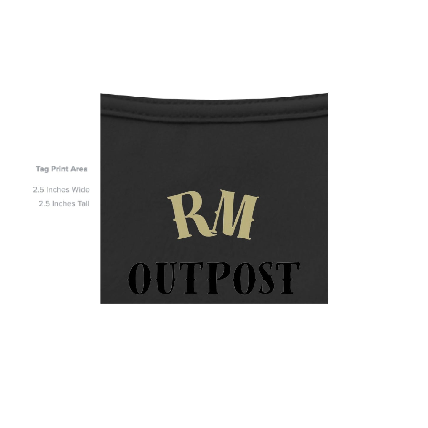 Soul Hunter – Grim Reaper Glow Tee | Gothic Streetwear by RM Outpost – BLACK T-Shirt for Apparel (3 view)