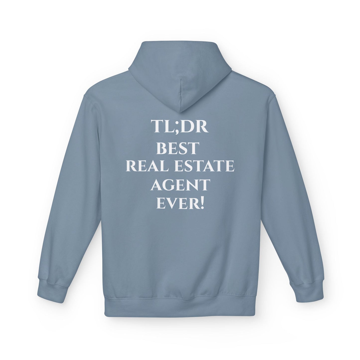 TL;DR Real Estate Agent Hoodie – Humble Brag, Heavy Flex – S Hoodie for casual wear (12 view)